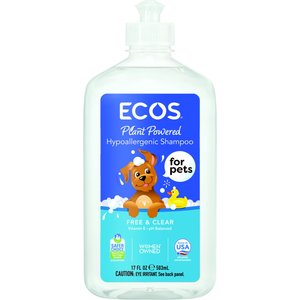 ECOS for Pets! Hypoallergenic Fragrance Free Dog Conditioning Shampoo, 17-fl oz bottle