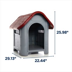 EcoSMART Bonita Pet Dog House, Red slide 2 of 2