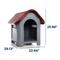 Show in main carousel: EcoSMART Bonita Pet Dog House, Red slide 2 of 4