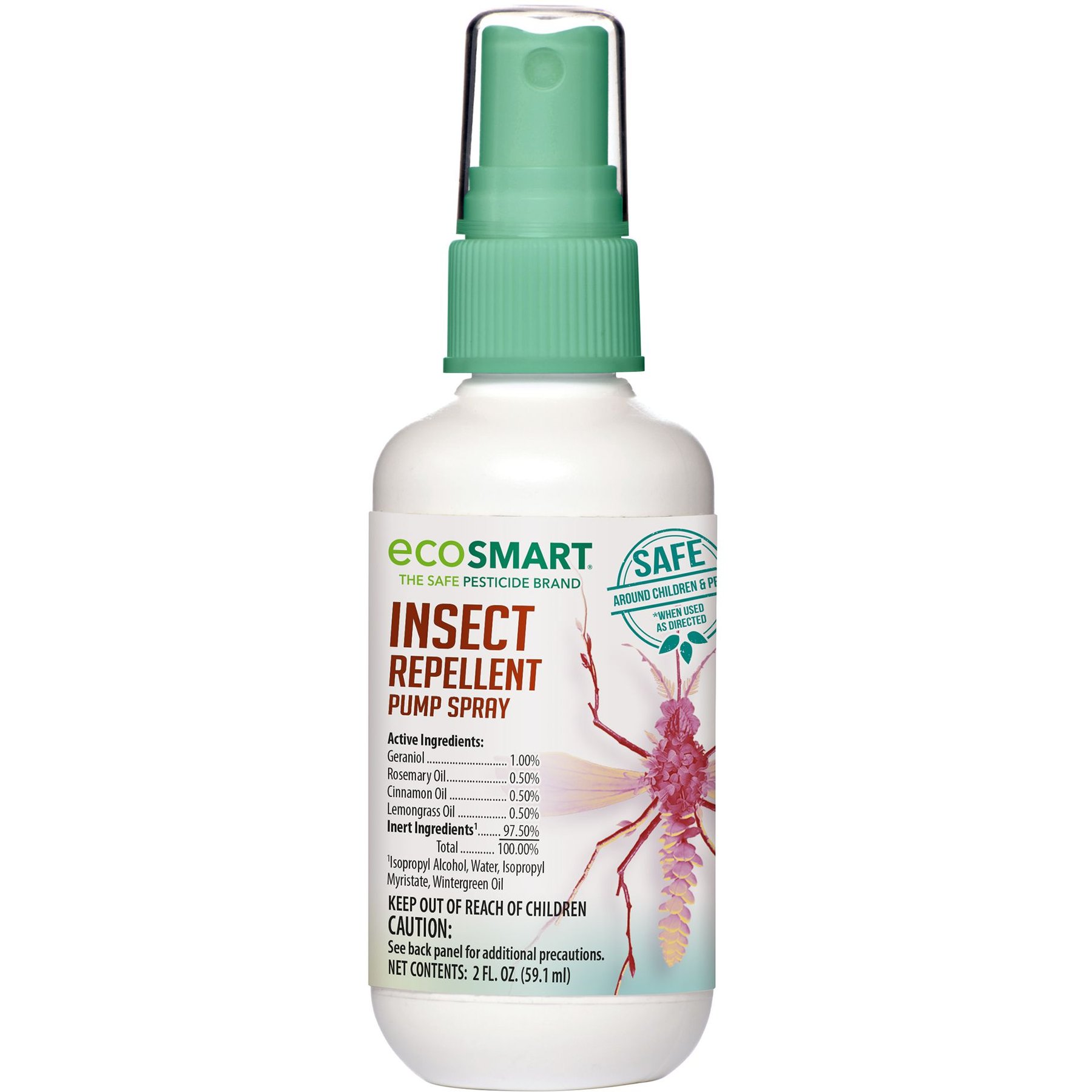 EcoSMART Insect Repellent Pump Spray, 2-fl oz bottle