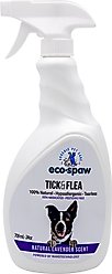 EcoSpaw Natural Lavender Scent Flea & Tick Dog Spray, 24-fl oz bottle