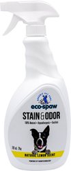 EcoSpaw Stain & Odor Natural Lemon Scent Dog Cleaner, 24-oz bottle