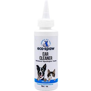 EcoSpaw Unscented Dog & Cat Ear Cleaner, 4-fl oz bottle