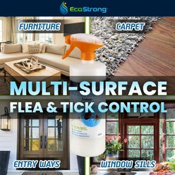 EcoStrong Indoor Flea & Tick Eliminator Spray, 32-fl oz bottle slide 2 of 7