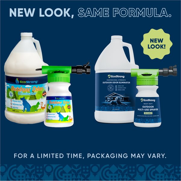 EcoStrong Outdoor Odor Eliminator, 1-gal jug & Multi-Use Sprayer