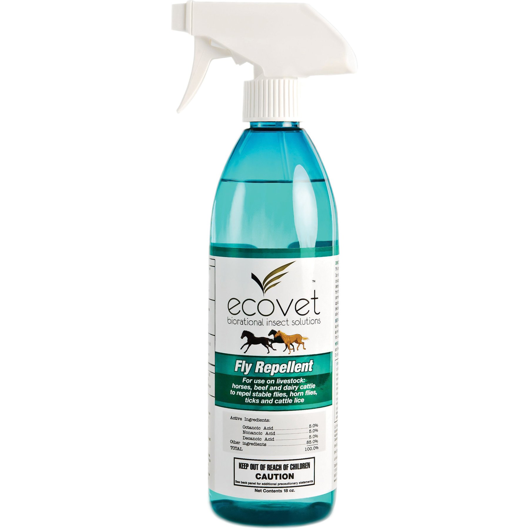 Ecovet Fly Repellent Horse Spray, 18-fl oz bottle