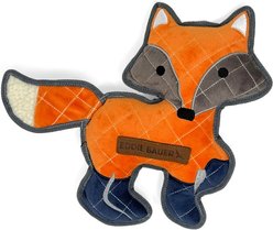 Eddie Bauer 11-in Fox Squeak & Crinkle Plush Dog Toy, Orange