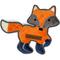 Show in main carousel: Eddie Bauer 11-in Fox Squeak & Crinkle Plush Dog Toy, Orange slide 1 of 3
