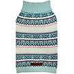 Show in main carousel: Eddie Bauer Camano Fair Isle Dog Sweater, Aqua & Pink, Small slide 2 of 6