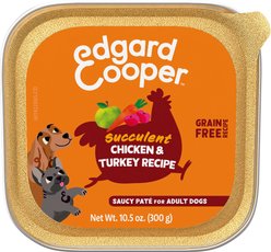 Edgard & Cooper Grain-Free Chicken & Turkey Flavored Wet Dog Food, 10.5-oz cup, case of 18 slide 1 of 9