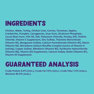 Show full view: Edgard & Cooper Grain-Free Chicken & Turkey Flavored Wet Dog Food, 10.5-oz cup, case of 18 slide 6 of 10