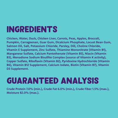 Show full view: Edgard & Cooper Puppy Grain-Free Chicken & Duck Flavored Wet Dog Food, 10.5-oz cup, case of 18 slide 6 of 10