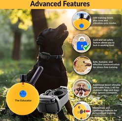 Educator By E-Collar Technologies 3/4 Mile Range Waterproof Dog Training Collar, 1 collar slide 2 of 6