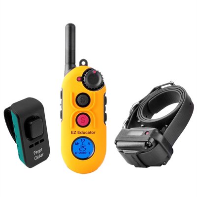 Educator Educator By E-Collar Technologies Easy 1/2 Mile Range Collar + FC-100 Finger Clicker Dog Training Clicker