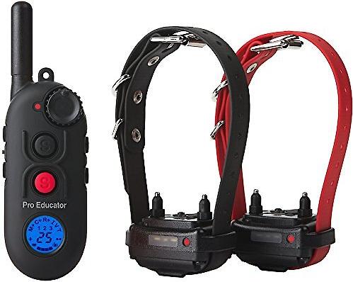 Show full view: Educator By E-Collar Technologies Educator 1/2 Mile Pro Advanced Waterproof Dog Training Collar, Black, 2 collars slide 1 of 8