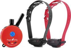 Educator By E-Collar Technologies Educator 1/2 Mile Waterproof Pager Only Dog Training Collar, 2 collars