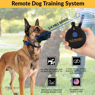 Show full view: Educator By E-Collar Technologies Educator K9 Handler 3/4 Mile Waterproof Dog Training Collar, 1 collar slide 3 of 9