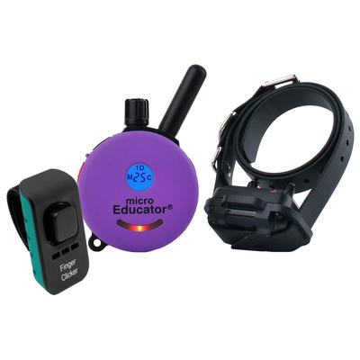 Show full view: Educator By E-Collar Technologies Micro Educator 1/3 Mile Range Collar + FC-100 Finger Clicker Dog Training Clicker slide 1 of 9