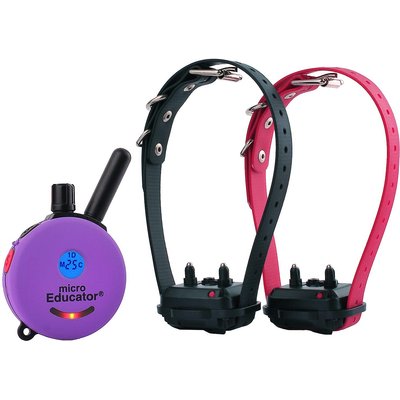 Educator Educator By E-Collar Technologies Micro Educator 1/3 Mile Range Waterproof Dog Training Collar, 2 collars