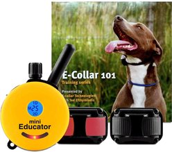 Educator By E-Collar Technologies Mini 1/2 Mile E-Collar Waterproof Dog Training Collar, 2 collars
