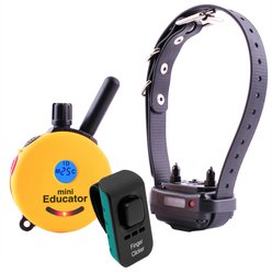 Educator By E-Collar Technologies Mini 1/2 Mile Range Remote Collar + FC-100 Finger Clicker Dog Training Clicker