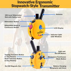 Educator By E-Collar Technologies Mini 1/2 Mile Range Remote Waterproof Dog Training Collar, 2 collars slide 2 of 6
