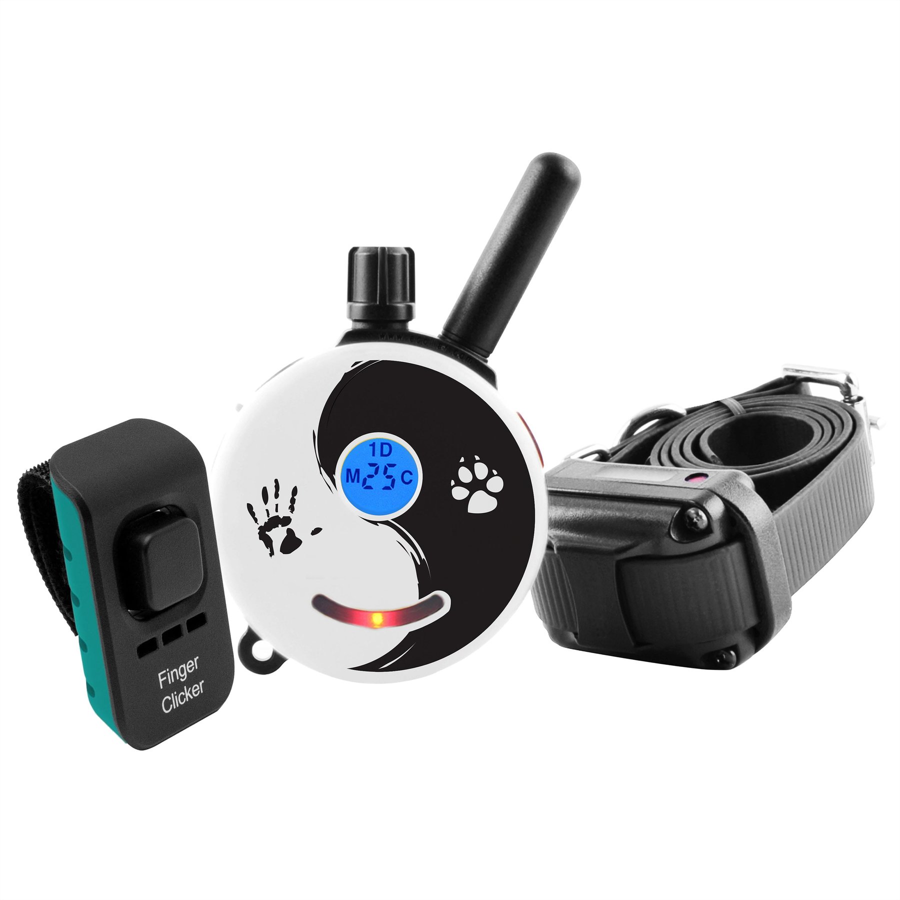 Educator By E-Collar Technologies Zen 1/2 Mile Range Remote Collar + FC-100 Finger Clicker Dog Training Clicker