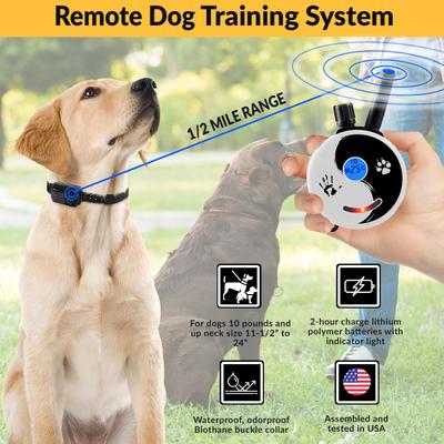 Show full view: Educator By E-Collar Technologies Zen Mini 1/2 Mile E-Collar Waterproof Dog Training Collar, 1 collar slide 3 of 9