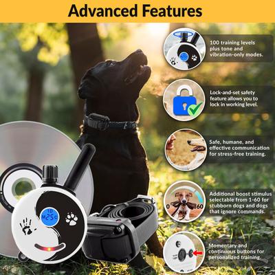 Show full view: Educator By E-Collar Technologies Zen Mini 1/2 Mile E-Collar Waterproof Dog Training Collar, 1 collar slide 2 of 9