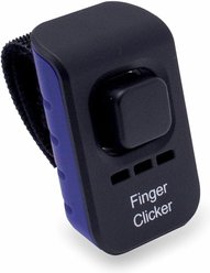 Educator FC-100 Finger Clicker Dog Training Clicker, Blue