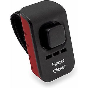 Educator FC-100 Finger Clicker Dog Training Clicker, Red