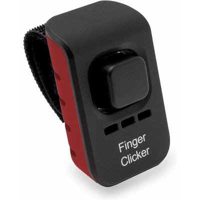 Educator Educator FC-100 Finger Clicker Dog Training Clicker, Red
