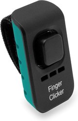 Educator FC-100 Finger Clicker Dog Training Clicker, Teal
