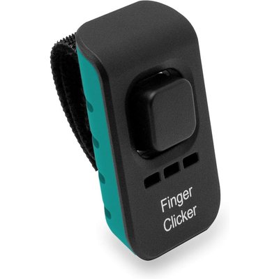 Educator Educator FC-100 Finger Clicker Dog Training Clicker, Teal