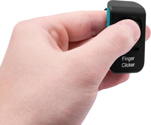 Show full view: Educator FC-100 Finger Clicker Dog Training Clicker, Teal slide 5 of 7