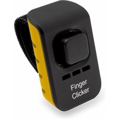 Educator Educator FC-100 Finger Clicker Dog Training Clicker, Yellow