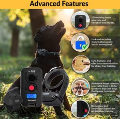 Educator FE-560B with Finger Button Dog Remote Training System, Black slide 2 of 6