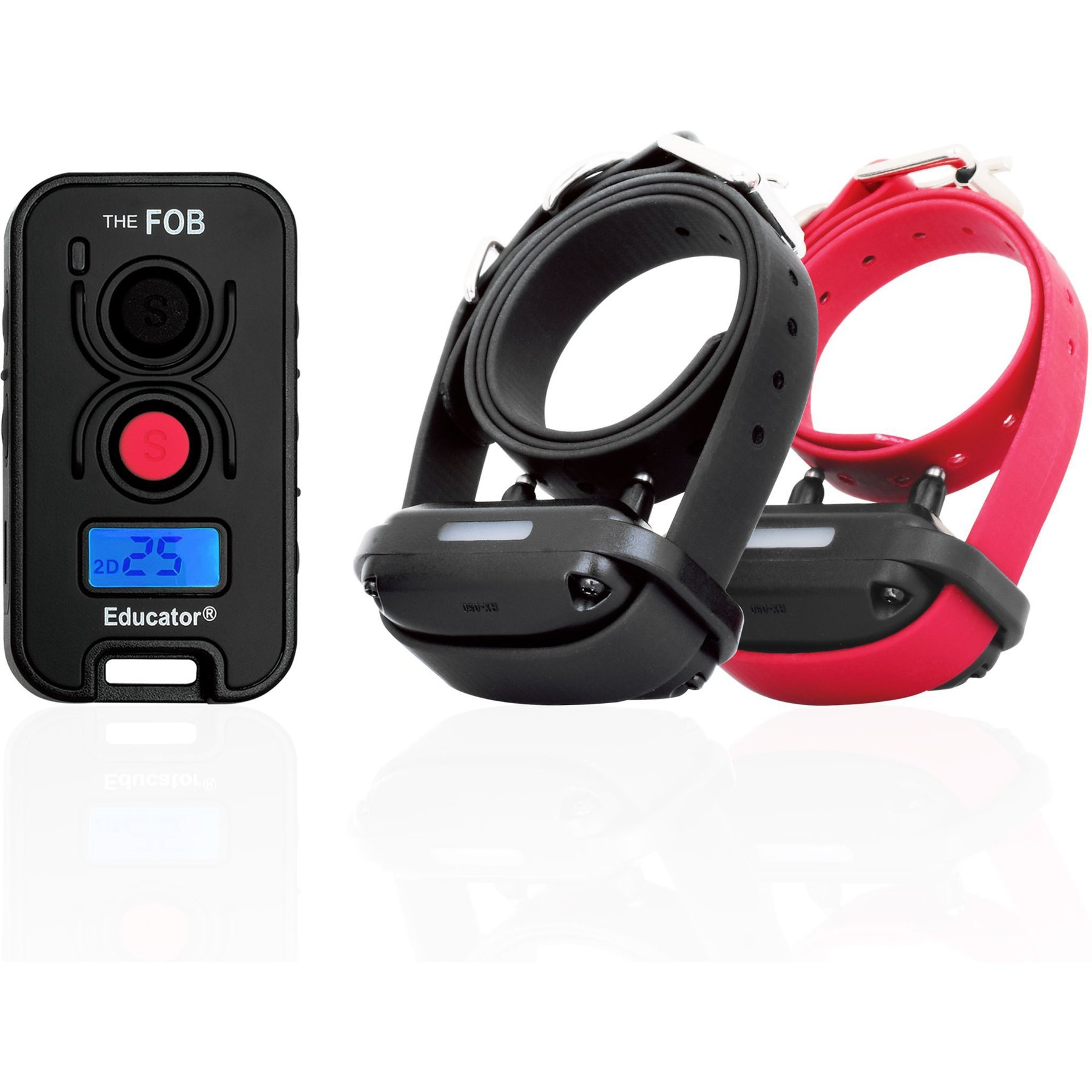 Educator FE-562 FOB 2 Dog Remote Training System, Black