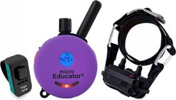 Educator ME-300-DMBC E-Collar Mini Double Bungee Dog Training Collar Set, Purple, X-Small
