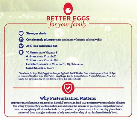 Show full view: Eggland's Best 17% Protein Organic Layer Crumbles Chicken Feed, 32-lb bag slide 5 of 10