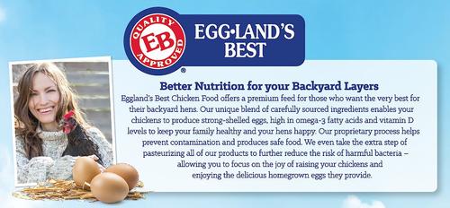 Show full view: Eggland's Best 17% Protein Organic Layer Crumbles Chicken Feed, 32-lb bag slide 7 of 10