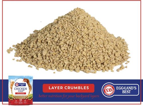 Show full view: Eggland's Best All Natural Layer 17% Protein Crumbles Chicken Feed, 10-lb bag slide 5 of 8