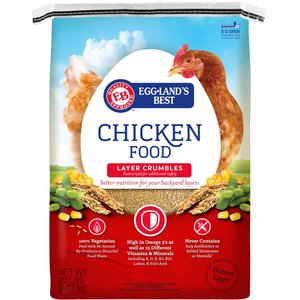 Eggland's Best All Natural Layer 17% Protein Crumbles Chicken Feed, 20-lb bag