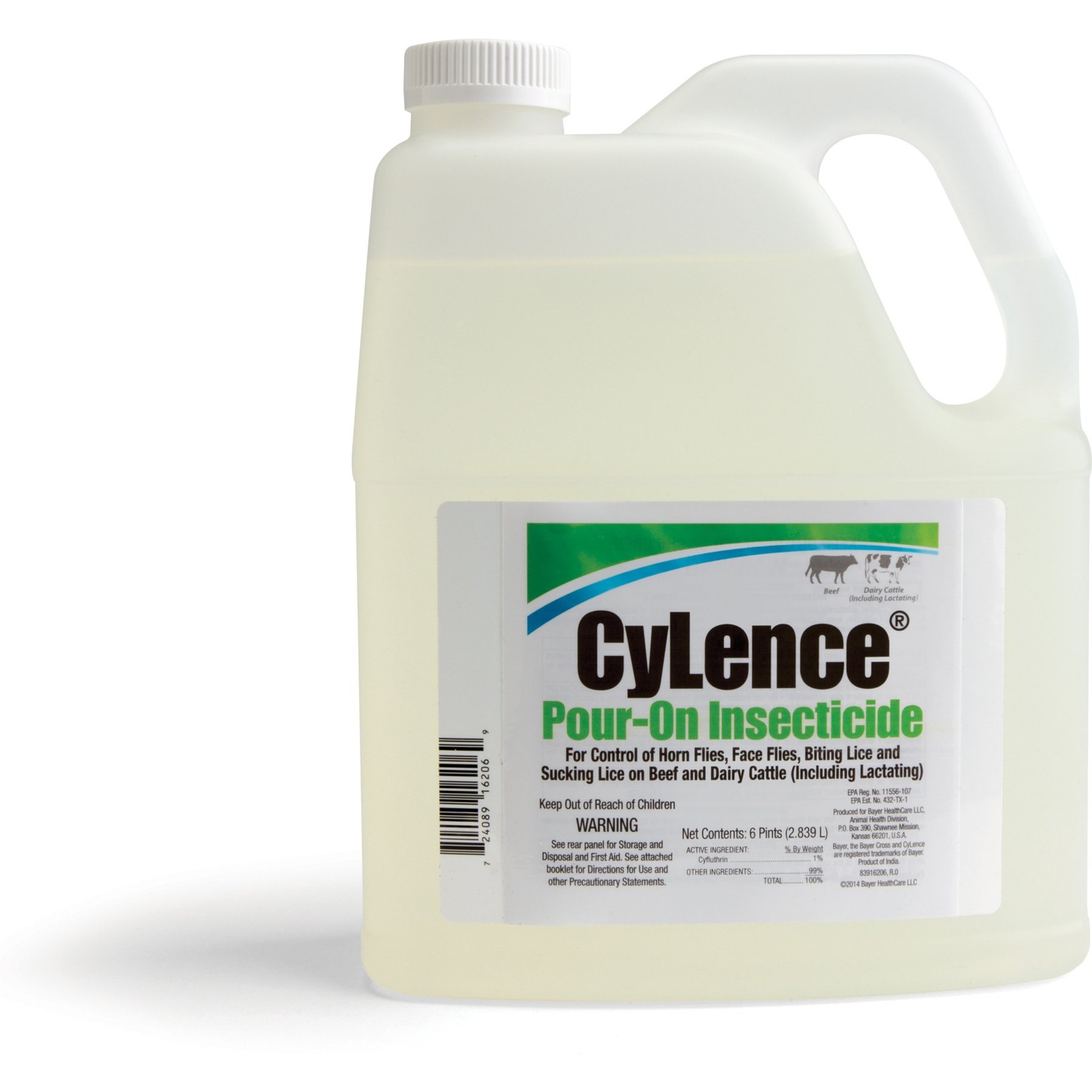 Elanco CyLence Pour-On Cattle Insecticide, 96-fl oz
