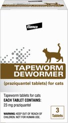 Elanco Dewormer for Tapeworms for Cats, 3 count