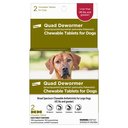 Elanco Quad Dewormer for Hookworms, Roundworms, Tapeworms & Whipworms for Large Breed Dogs, 2 count
