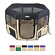 Show in main carousel: EliteField 2-Door Soft-Sided Dog & Cat Playpen, Black & Beige, 36-in slide 2 of 6
