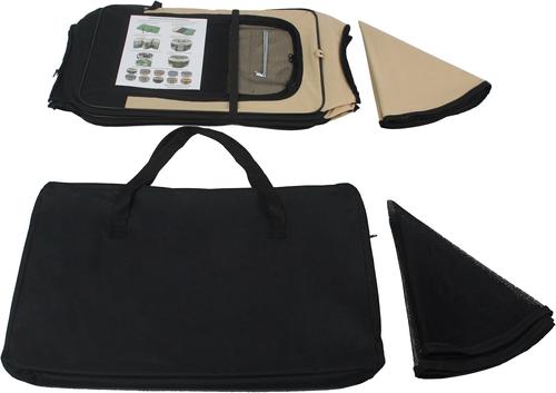 Show full view: EliteField 2-Door Soft-Sided Dog & Cat Playpen, Black & Beige, 36-in slide 3 of 6