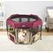 Show in main carousel: EliteField 2-Door Soft-Sided Dog & Cat Playpen, Maroon & Beige, 36-in slide 1 of 7