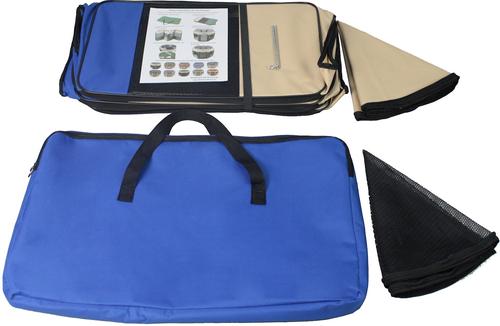 Show full view: EliteField 2-Door Soft-Sided Dog & Cat Playpen, Royal Blue & Beige, 30-in slide 3 of 6